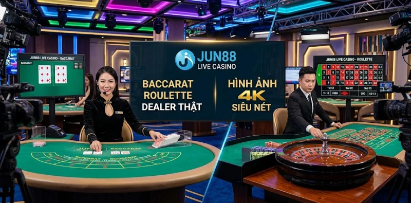 Jun88 – Link Vào Chính Thức & Hướng Dẫn Tải App Mới Nhất 2026 3 Jun88 live casino baccarat roulette dealer thật